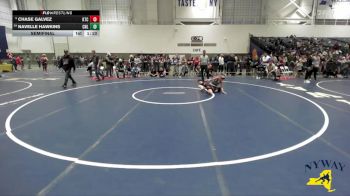 81 lbs Semifinal - Navelle Hawkins, Club Not Listed vs Chase Galvez, KD Training Center