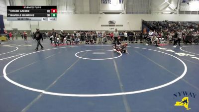 81 lbs Semifinal - Navelle Hawkins, Club Not Listed vs Chase Galvez, KD Training Center