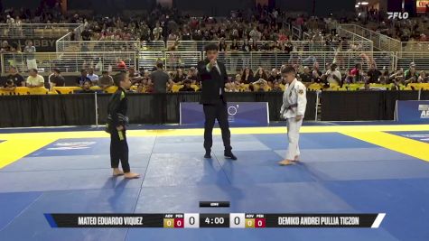 DeMiko Andrei Pullia Ticzon vs Mateo Eduardo Viquez 2025 Pan Kids Jiu-Jitsu IBJJF Championship