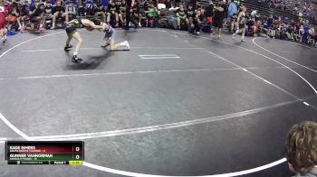 90 lbs Semis & 1st Wrestleback (8 Team) - Kade Eimers, South Dakota Thunder vs Gunner Vannorman, Kansas Pythons