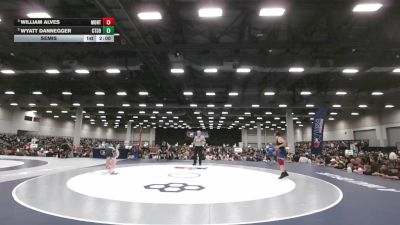 106 lbs Semis - William Alves, Montana vs Wyatt Dannegger, Collum Trained School Of Wrestling