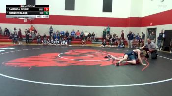 144 lbs Quarterfinal - Brennen Blake, Sumner-Fredericksburg vs Cameron Seible, Hudson
