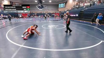 106 lbs 11th Place Match - Dylan Phelps, McKinney Boyd vs Brayden Davis, Rockwall