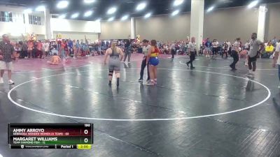 190 lbs Round 5 (8 Team) - Ammy Arroyo, Nebraska Wonder Women (A Team) vs Margaret Williams, Team Diamond Fish