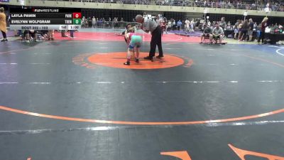 103 lbs Rr Rnd 3 - Layla Pawin, Parksley vs Evelynn Wolfgram, Tremont