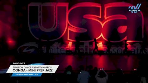 Envision Dance and Gymnastics - Conga - Mini Prep Jazz [2025 Mini - Prep - Jazz Day 1] 2025 USA All Star Dance Super Nationals