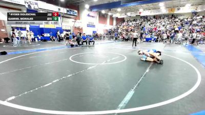 113 lbs Champ. Round 2 - Gabriel Morales, Arroyo (El Monte) vs Ryder Doleschal, Junipero Serra