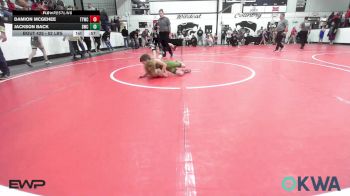 52 lbs Semifinal - Damion McGehee, Team Tulsa Wrestling Club vs Jackson Back, Salina Wrestling Club