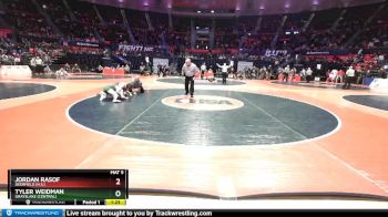 2A 126 lbs Cons. Semi - Tyler Weidman, Grayslake (Central) vs Jordan Rasof, Deerfield (H.S.)