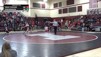 132 lbs Semifinal - Evan McMahon, Union, LaPorte City vs Brody Strother, Hampton-Dumont-CAL