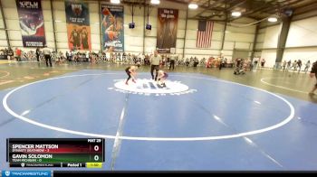 52 lbs Rd# 6- 9:00am Saturday Final Pool - Spencer Mattson, Dynasty Deathrow vs Gavin Solomon, Team Michigan