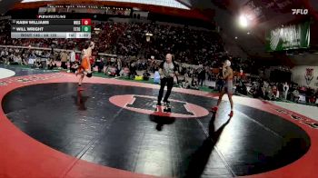 4A 120 lbs Cons. Round 1 - Will Wright, Teton vs Kash Williams, Weiser