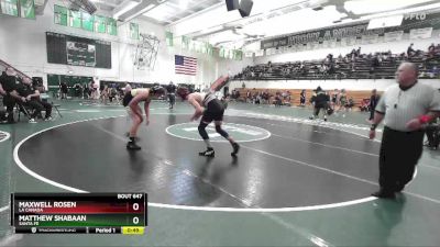 175 lbs Cons. Round 3 - Maxwell Rosen, La Canada vs Matthew Shabaan, Santa Fe