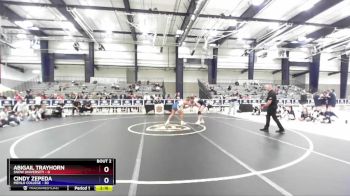 143 lbs Round 2 (3 Team) - Cindy Zepeda, Menlo College vs Abigail Trayhorn, Snow University