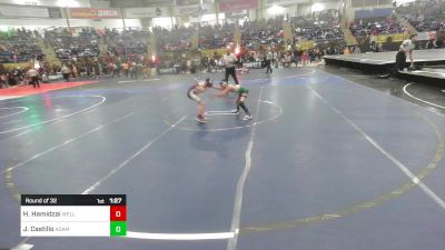 70 lbs Round Of 32 - Hamid Hamidzai, Wellington Eagles vs Julian Castillo, Adams City WC