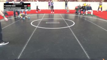 60_B lbs Round Of 64 - Cooper Herb, Montoursville vs Cason Hogentogler, Central Dauphin