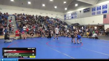 85 lbs Round 3 - Ibraheem Ufc, UFC vs Quetzalli Lopez, The GR818ERS Wrestling Club