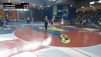 110 lbs Cons. Round 2 - Chloe Temple, Tabb vs Bianca Rivera, Canyon View