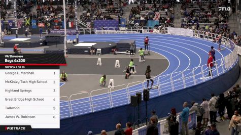 High School Boys' 4x200m Relay, Finals 4