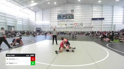 130 lbs Consi Of 16 #2 - Wyatt Dutton, AZ Heat vs Adrian Tapia, SoCal Grappling Club