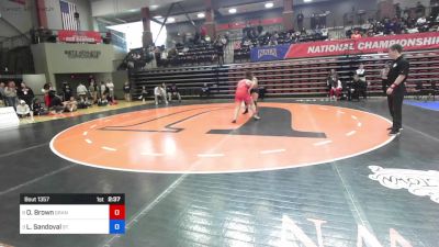 191 lbs Consolation - Olivia Brown, Grand View (Iowa) vs Lessly Sandoval, St. Mary (Kan.)