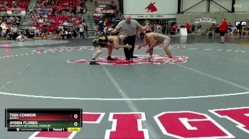 184 lbs Champ. Round 1 - Tigh Connor, Quincy vs Ayden Flores, University Of Central Missouri