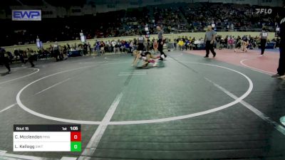 62 lbs Round Of 16 - Collins Mcclendon, Pirate Wrestling Club vs Layla Kellogg, Smith Wrestling Academy