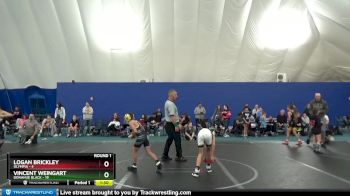 68 lbs Round 1 (8 Team) - Vincent Weingart, Donahue Black vs Logan Brickley, Olympia