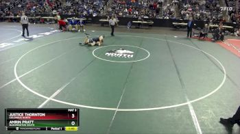 138 lbs Quarterfinal - Amrin Pratt, Bloomington South vs Justice Thornton, Columbus North