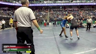 2A 285 lbs Quarterfinal - Michael Vazquez, McMichael vs Joseph Trahan, Trinity