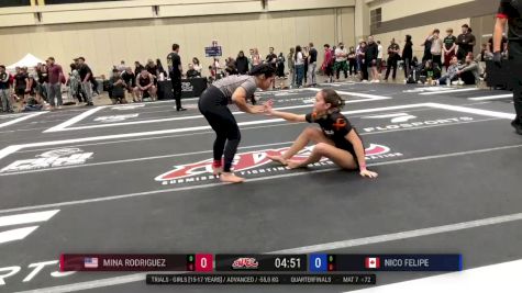 Mina Rodriguez vs Nico Felipe 2025 ADCC Orlando Open/Youth Trials