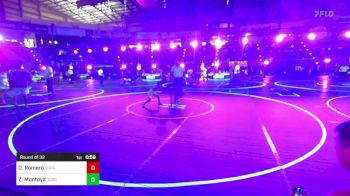 54 lbs Round Of 32 - Dante Romero, Duran Elite vs Zane Montoya, Juggernaut WC