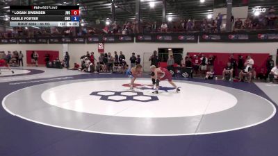 65 kg Champ. Round 4 - Logan Swensen, Jackrabbit Wrestling Club vs Gable Porter, Cavalier Wrestling Club
