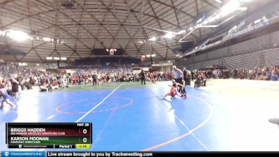 53 lbs Champ. Round 2 - Karson Moonan, Maddogs Wrestling vs Briggs Hadden, Gig Harbor Grizzlies Wrestling Club