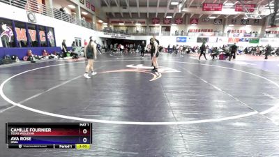 117 lbs Quarterfinal - Ava Rose, Iowa vs Camille Fournier, Texas Wesleyan