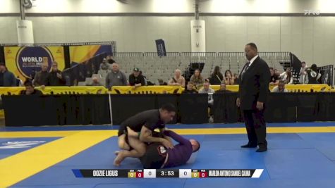 Marlon Antonio Samuel Cajina vs Oozie Ligus 2024 World IBJJF Jiu-Jitsu No-Gi Championship