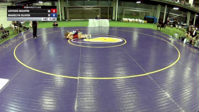 155 lbs Adysen Maupin, Oregon vs Madelyn Oliver, Arizona