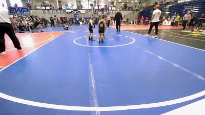 52 lbs Semifinal - Jebediah Taylor, Dover Youth Wrestling Club vs Beckett Steele, Prairie Grove Youth Wrestling