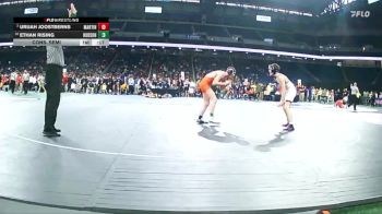 D4-132 lbs Cons. Semi - Urijah Joostberns, Martin vs Ethan Rising, Hudson