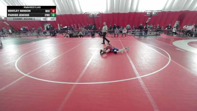 12U True Beginner - 105.6-112.2 Champ. Round 3 - Parker Jenkins, Campbellsport Youth Wrestling Club vs Bentley Benson, Wisconsin