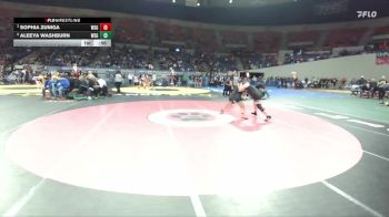 6A/5A Girls 190 Cons. Round 2 - Aleeya Washburn, West Salem Girls vs Sophia Zuniga, West Salem Girls