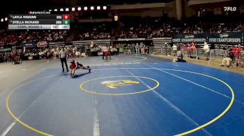 G 107 lbs Cons. Round 3 - Stella Richard, Archbishop Hannan Girls vs Layla Higgins, Riverdale Girls