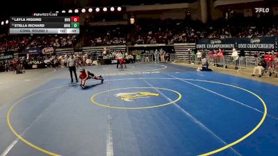 G 107 lbs Cons. Round 3 - Stella Richard, Archbishop Hannan Girls vs Layla Higgins, Riverdale Girls