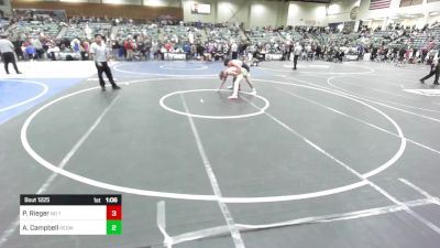 190 lbs Semifinal - Patrick Rieger, No Team vs Ayden Campbell, Redwave WC