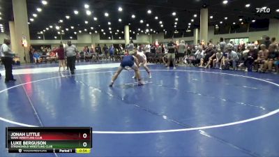 165 lbs Cons. Round 4 - Jonah Little, Wave Wrestling Club vs Luke Berguson, Stronghold Wrestling Club