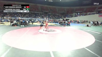 6A/5A Girls 170 Cons. Round 2 - Leilarose Vaa Calva, South Medford Girls vs Lizzly Izquierdo-Mendoza, Forest Grove Girls