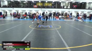 174 lbs Semifinal - Eli Cassady, Otterbein University vs Louka Babic, Case Western Reserve