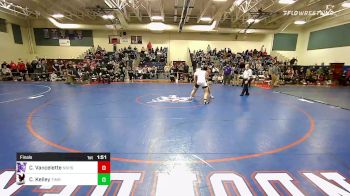 220 lbs Final - Colby Vancelette, Nashua South vs Cooper Kelley, Timberlane