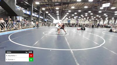 160 lbs Consi Of 16 #1 - Kosta Koufalis, NY vs Cameron Curva, NC