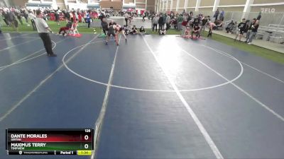 126 lbs Cons. Round 5 - Dante Morales, Uintah vs Maximus Terry, Timpview